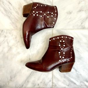 Isabel Marant Leather Studded Booties